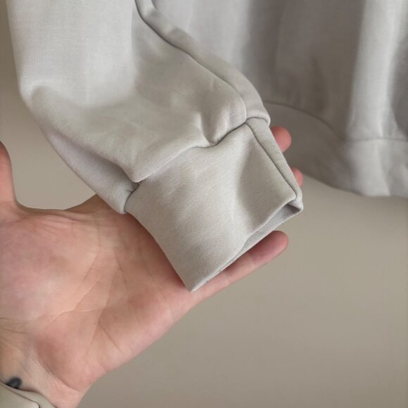 Shein Athletic Cloud Crewneck Pullover Sweatshirt Grey Women’s Size S - Picture 8 of 10